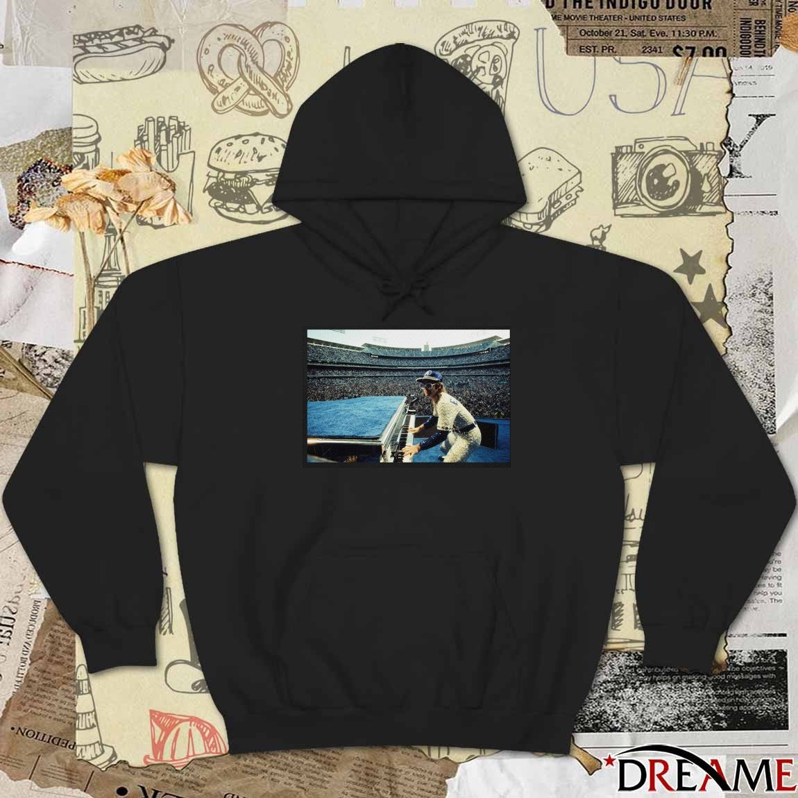 Los Angeles Dodgers x Elton John Sportiqe Rocket Man Duke 2025 t-shirt
