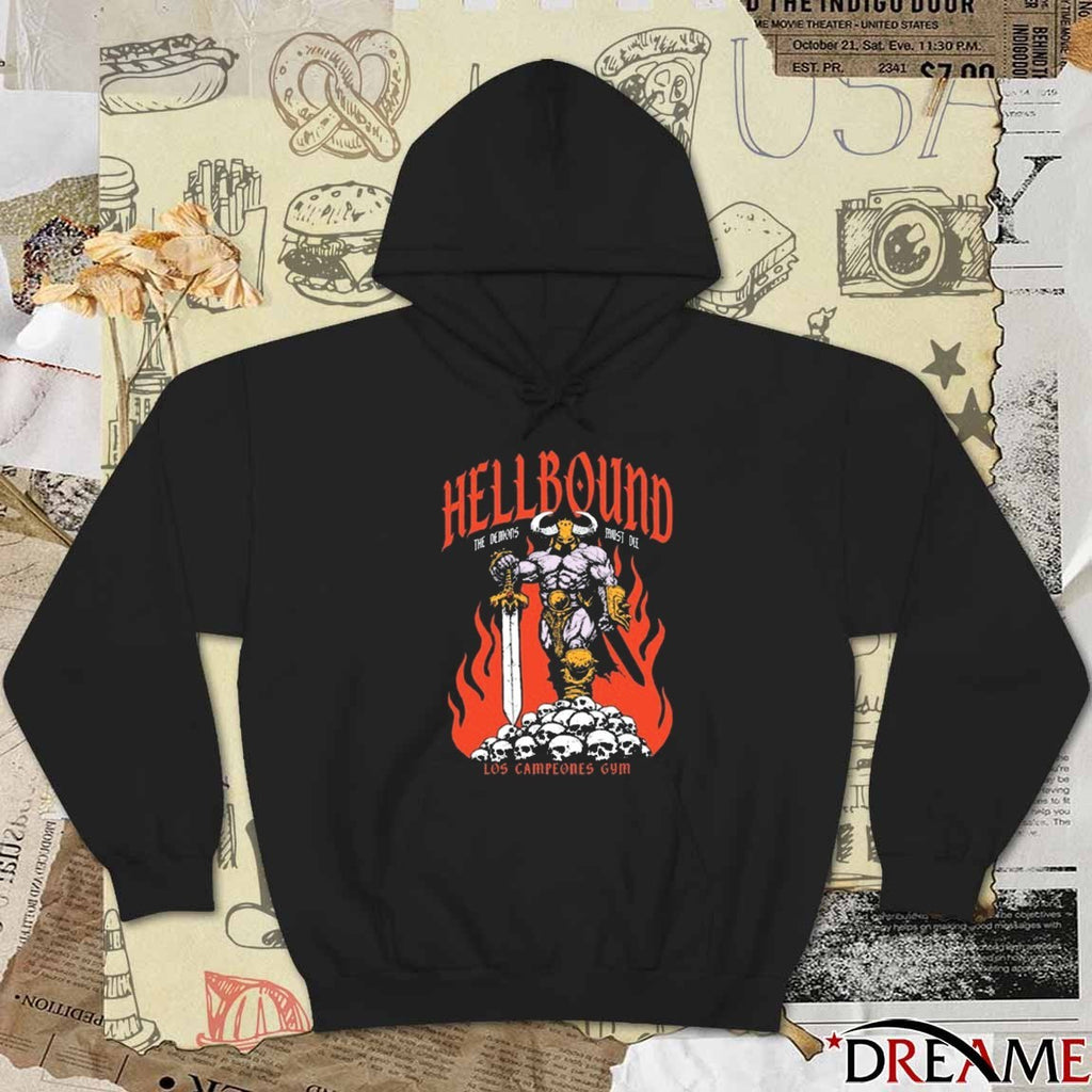 Los Campeones Gym Hellbound The Demos Must Die 2026 t-shirt