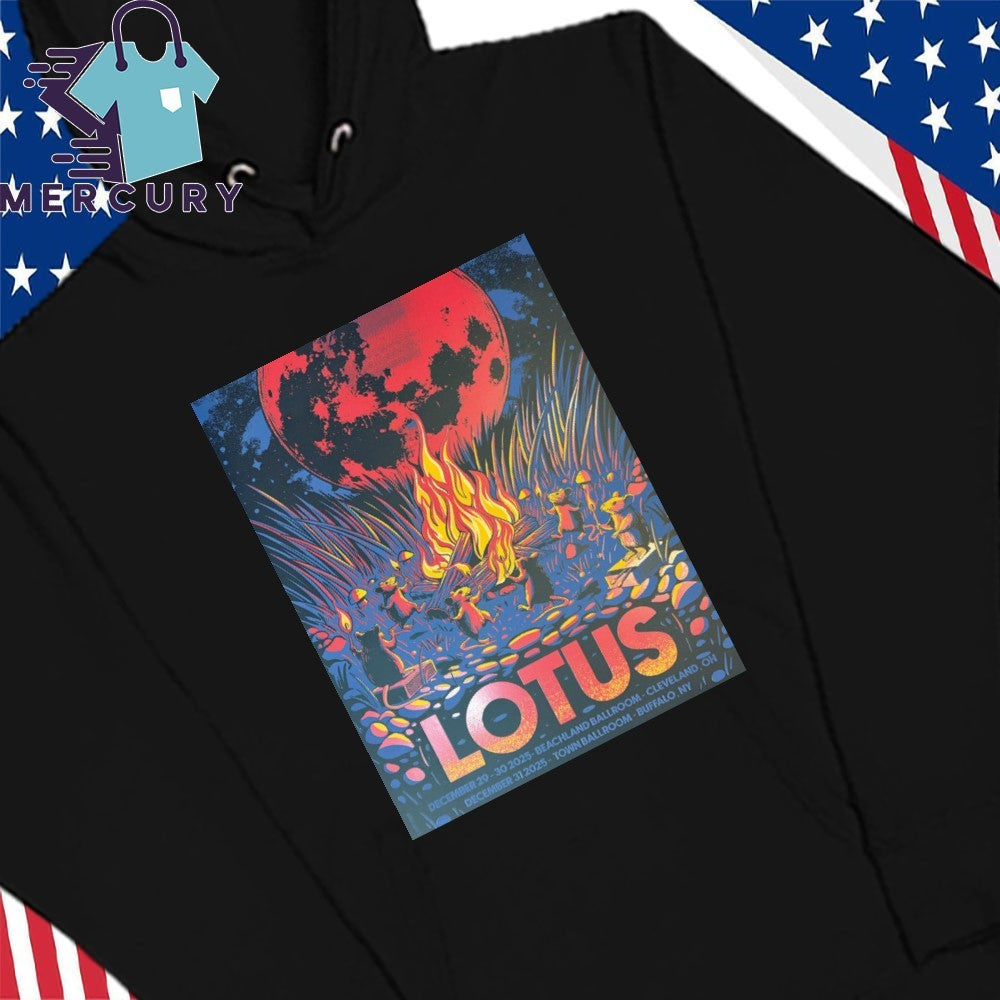 Lotus The Beachland Ballroom in Cleveland Dec 29-30 2025 Poster Shirt