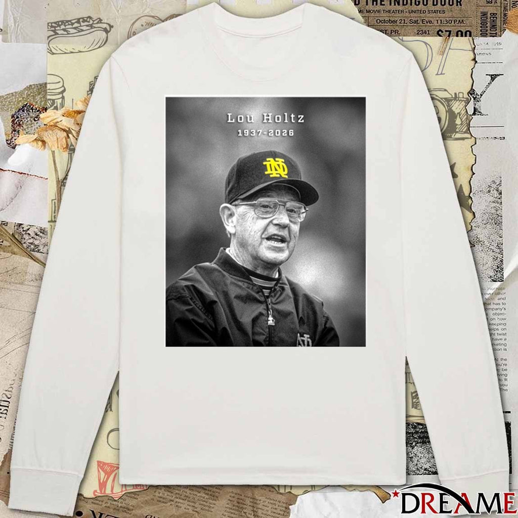 Lou Holtz 1937-2026 Legendary Notre Dame Coach t-shirt