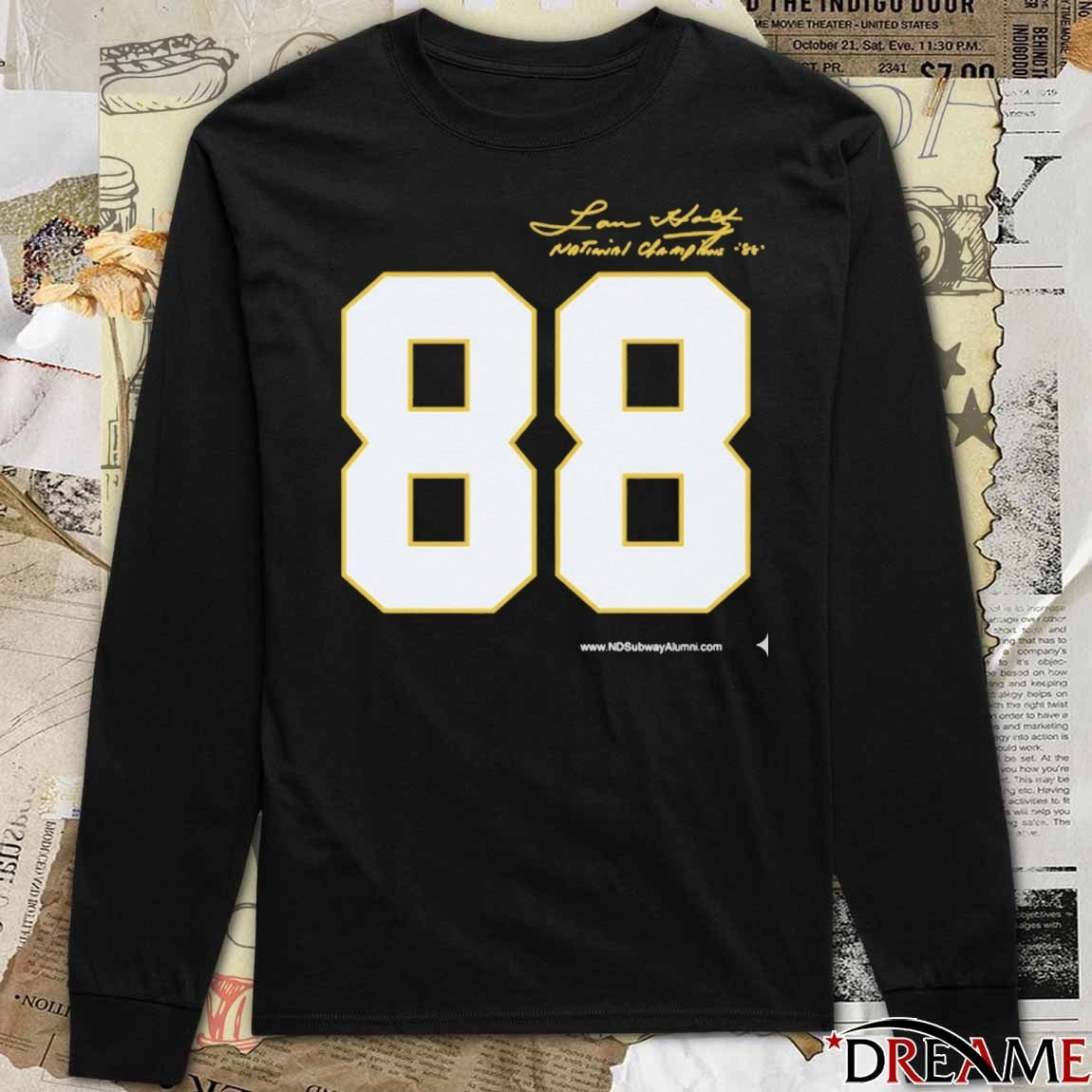 Lou Holtz 88 National Championship Notre Dame Lou Holtz 1973-2026 t-shirt