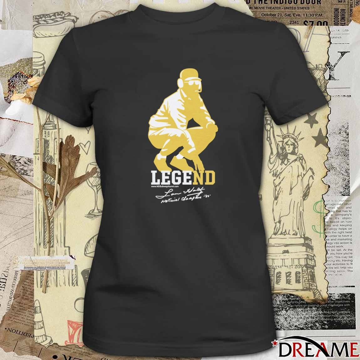 Lou Holtz Legend National Champions Notre Dame Lou Holtz 1973-2026 t-shirt