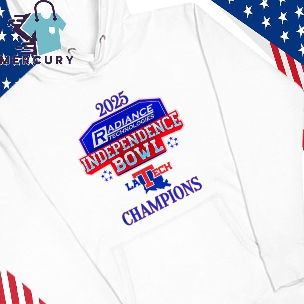 Louisiana Tech Bulldogs 2025 Independence Bowl Champions Logo Shirt