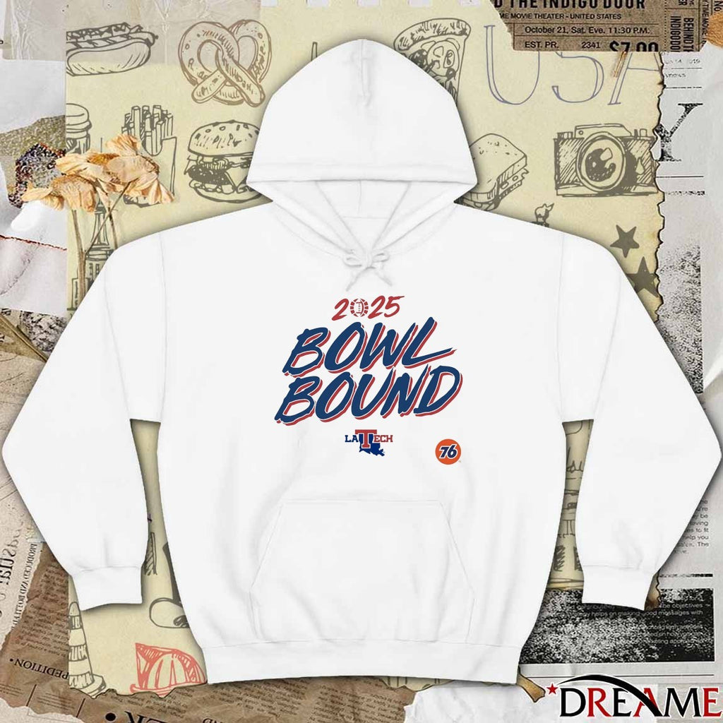 Louisiana Tech Bulldogs Football NCAA 2025 Bowl Bound t-shirt