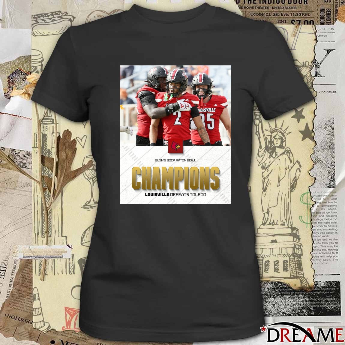 Louisville Cardinals defeated Toledo Rockets Bush’s Boca Raton Bowl December 23, 2025 Poster t-shirt