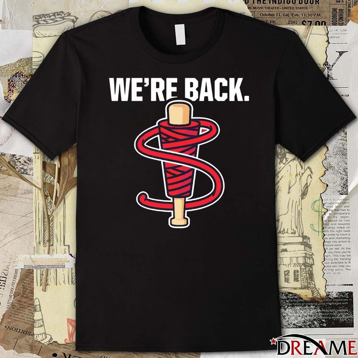 Lowell Spinners 2026 We’re Back LeLacheur Park t-shirt