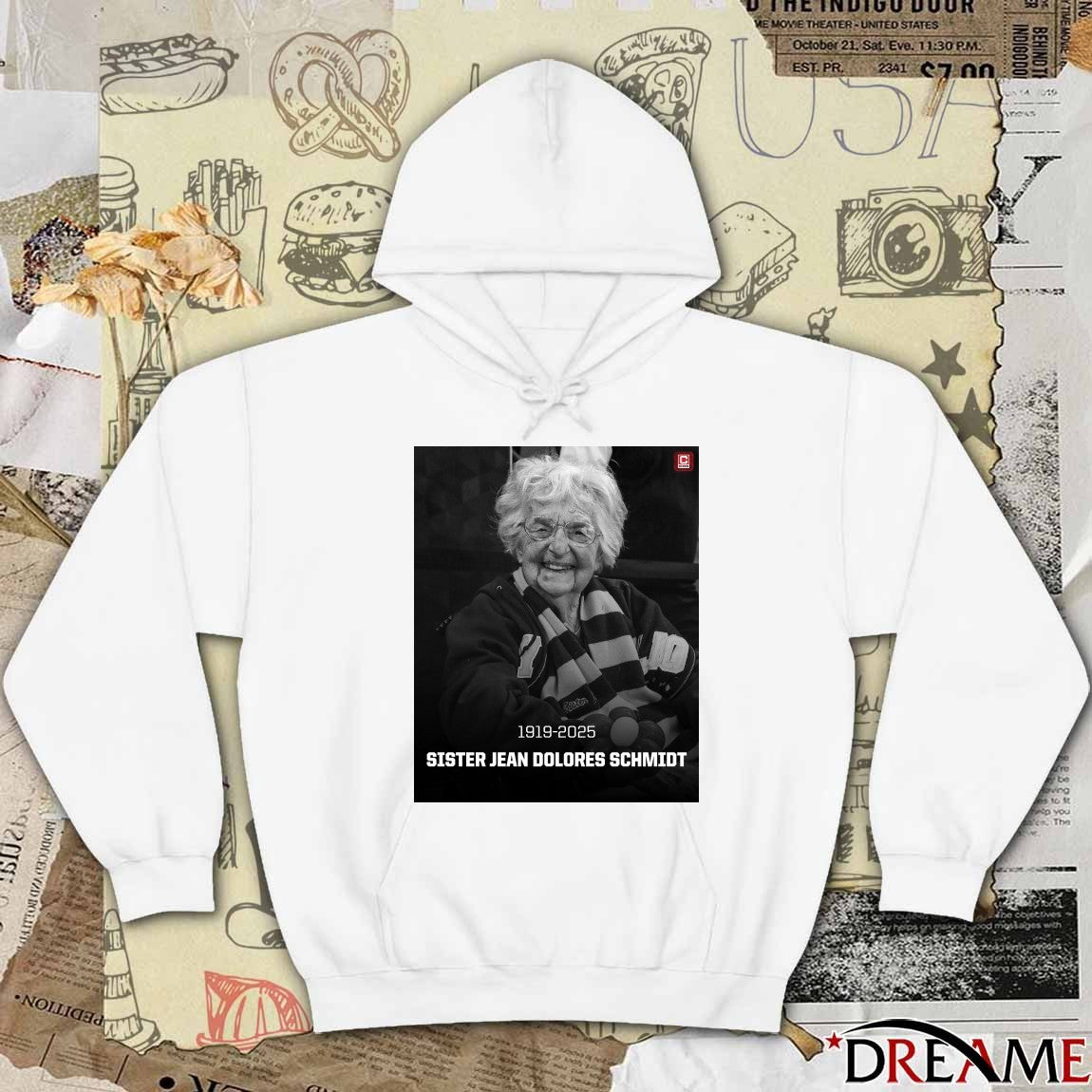 Loyola University Chicago Announces Sister Jean Dolores Schmidt Has Passed Away 1919 – 2025 Poster t-shirt