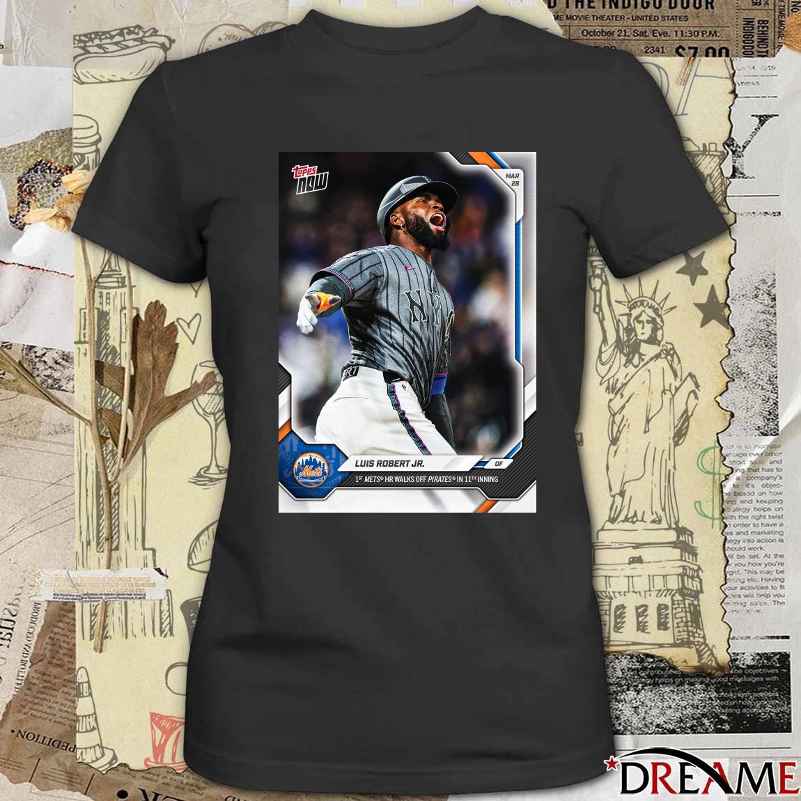 Luis Robert Jr. Of 1st Mets Hr Walks Off Pirates In 11th Inning Poster t-shirt