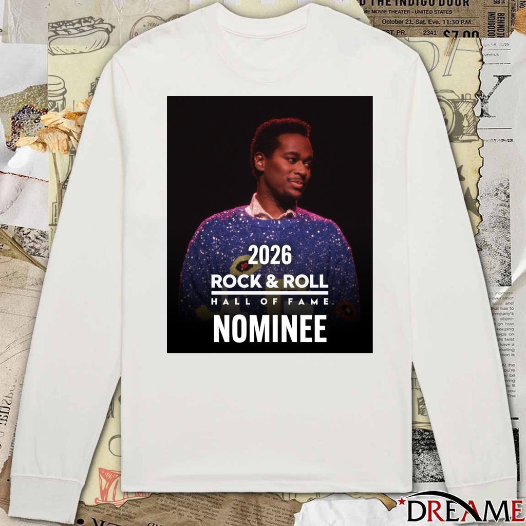 Luther Vandross 2026 Rock And Roll Hall Of Fame Nominee Poster t-shirt