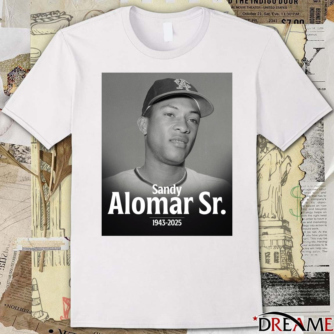 MLB are deeply saddened by the passing of coach Sandy Alomar Sr. 1943 – 2025 Poster t-shirt
