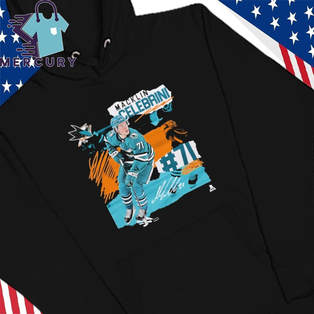 Macklin Celebrini San Jose Sharks Fresh Ice Shirt