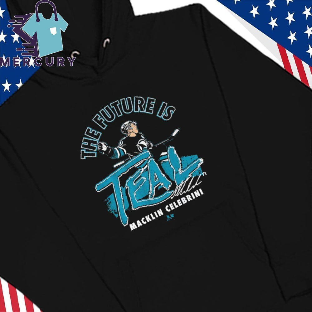 Macklin Celebrini The Future is Teal Shirt