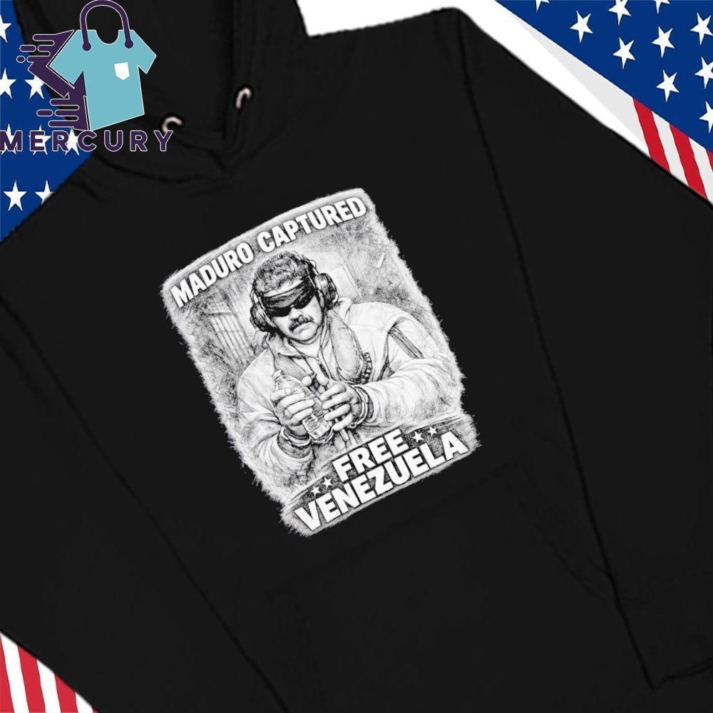 Maduro Captured Free Venezuela Shirt