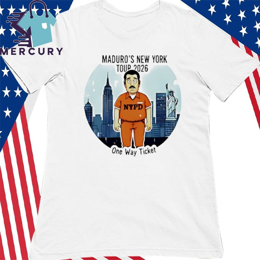 Maduro New York Tour 2026 One Way Shirt