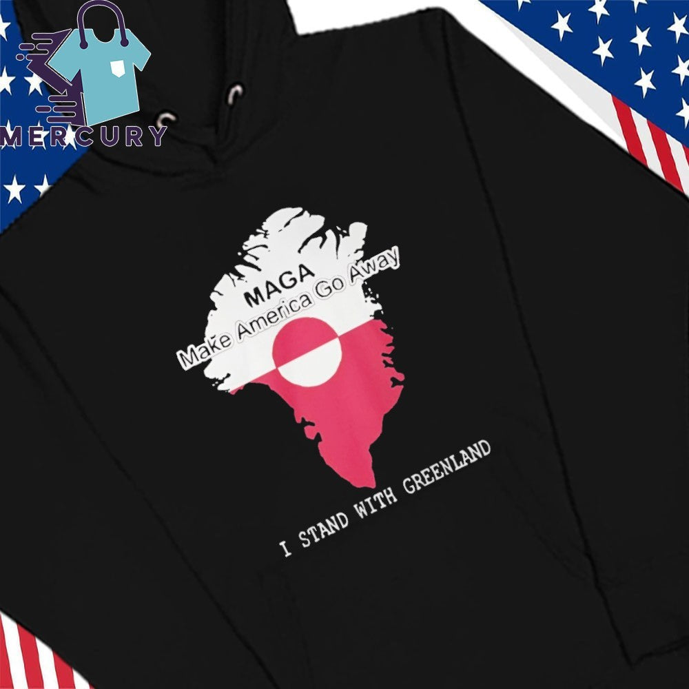 Make America Go Away Greenland Flag Shirt