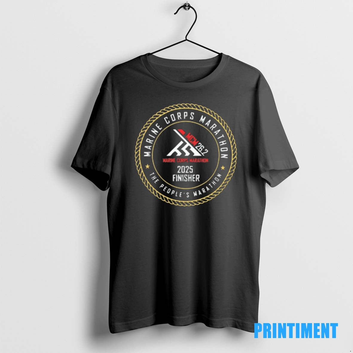 Official Marine Corps Marathon The Peoples Marathon 2025 Finisher Classic Tee Sweater