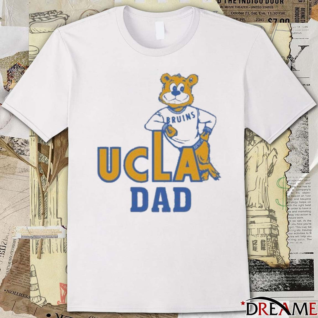 Mark Cuban Wearing UCLA Bruins Dad Mascot t-shirt