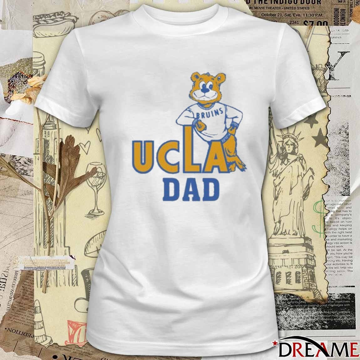 Mark Cuban Wearing UCLA Bruins Dad Mascot t-shirt