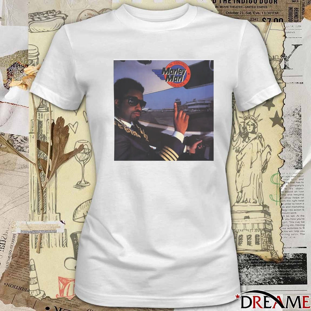 Marley Marl in Control Volume t-shirt