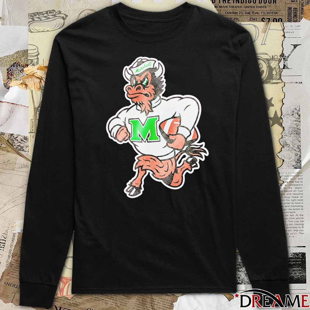 Marshall University Gridiron Marco Mascot New Logo t-shirt