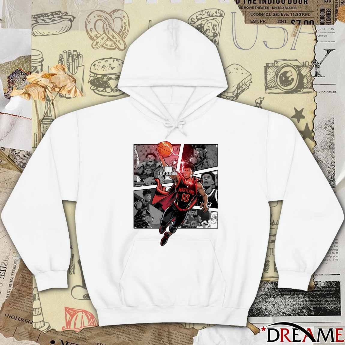 Maryland Terrapins Thor Baba Oladotun The DMV Avengers t-shirt