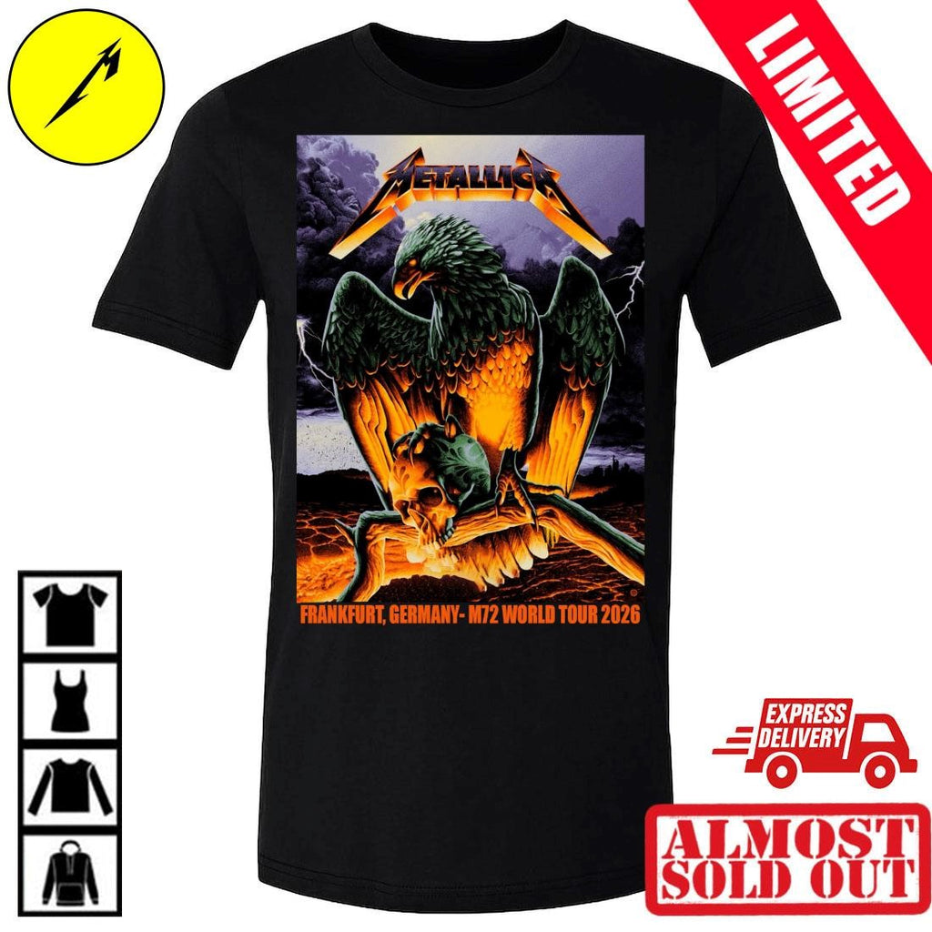 Max Loeffler Metallica M72 Frankfurt 24. Mai 2026 Deutsche Bank Park Poster Shirt