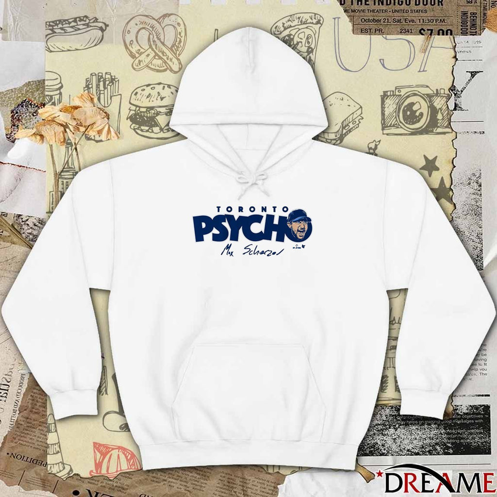Max Scherzer Toronto Blue Jays MLB Toronto Psycho Signature t-shirt