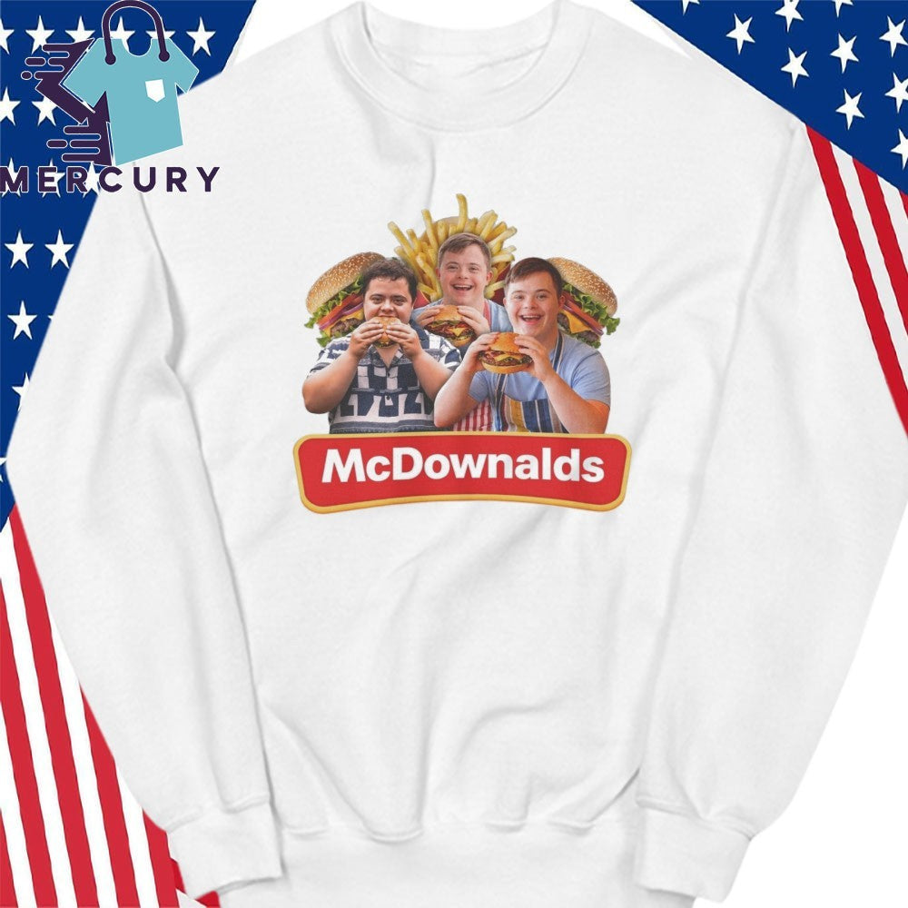Mcdownalds Down Syndrome 90s Bootleg Shirt