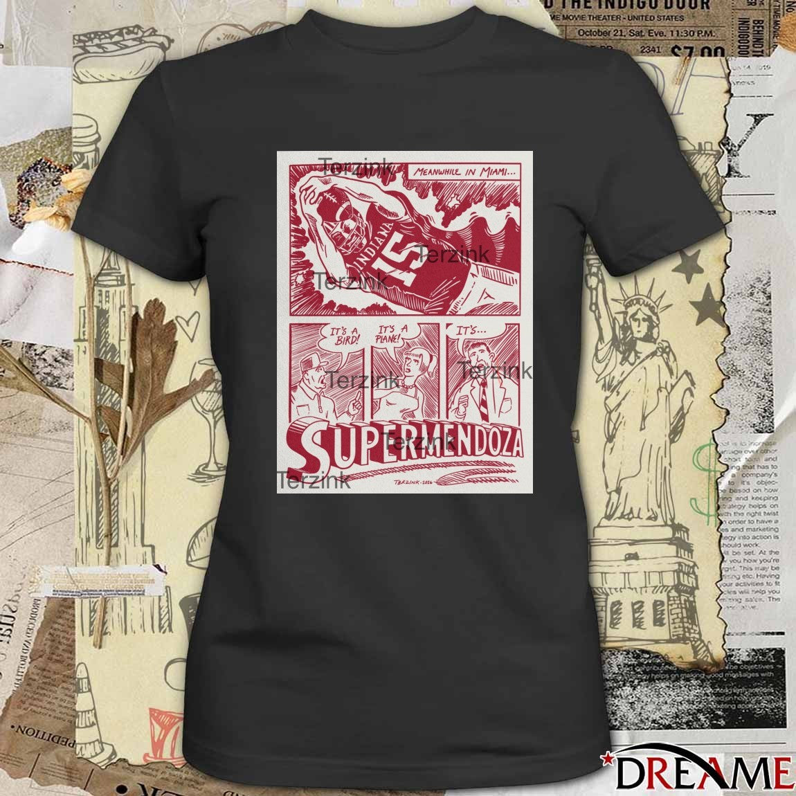 Meanwhile In Miami It’s A Bird It’s A Plane It Supermendoza 2026 Poster t-shirt