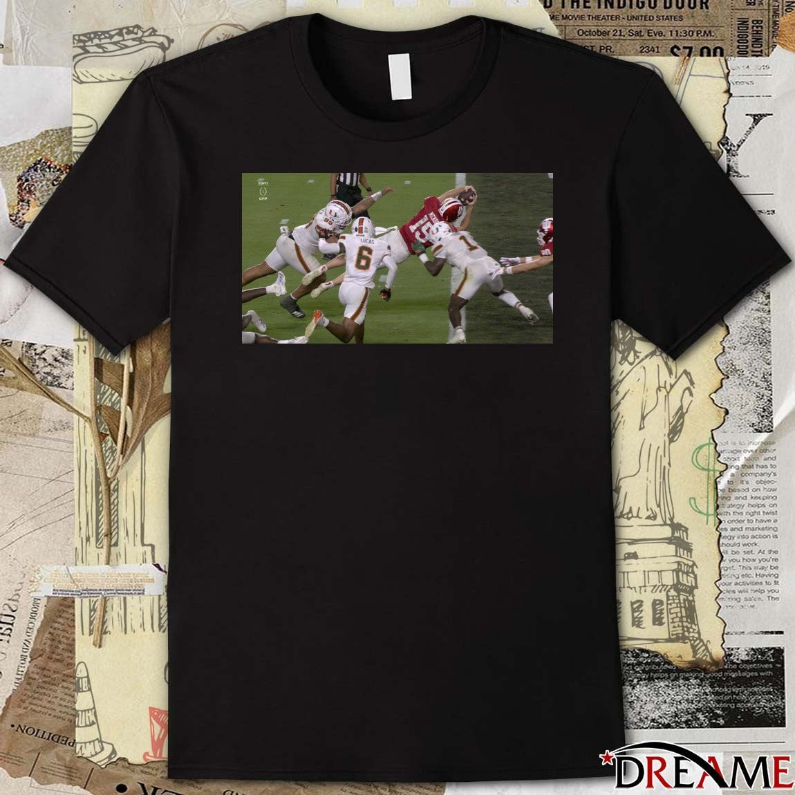 Mendoza Fernando Mendoza Fernando Heisman Moment Hoosiers vs Miami t-shirt