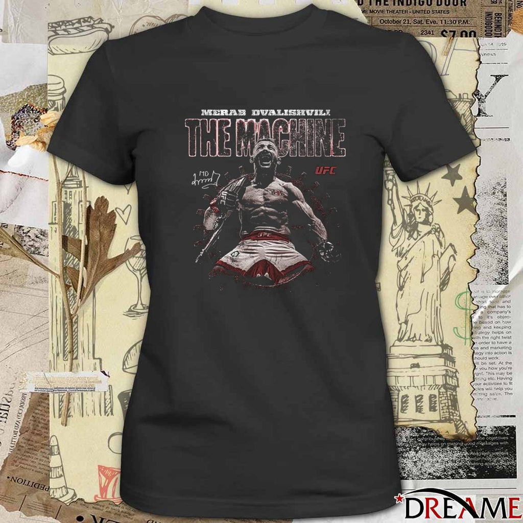 Merab Dvalishvili The Machine UFC Bantamweight Champion Signature t-shirt