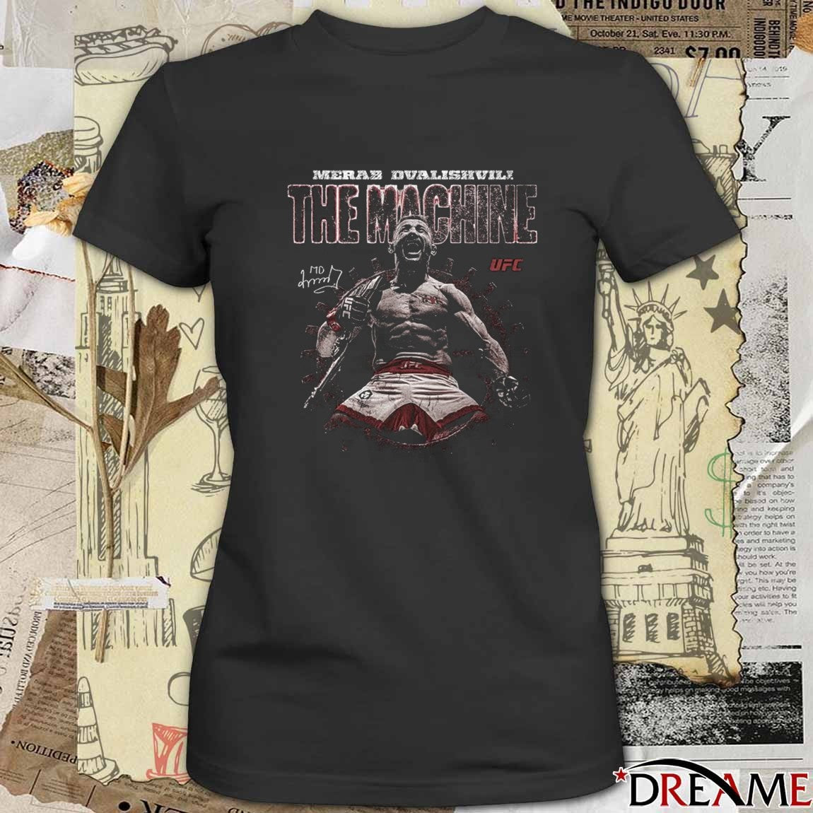 Merab Dvalishvili The Machine UFC Bantamweight Champion Signature t-shirt