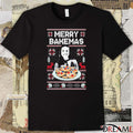 Merry Bakemas Football Ugly Christmas Sweater 2025 t-shirt