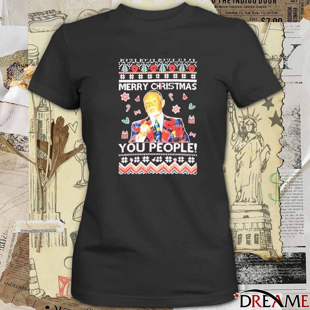 Merry Christmas 2025 You People Don Cherry Ice Hockey Player Ugly Sweater t-shirt