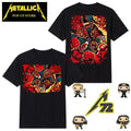 Metallica 2026 Skeleton Rotation Screen Printed Home Decor 2 Sides Shirt