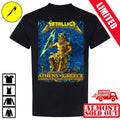 Metallica Concert Shirt Athens Greece 2026 – Zeus & Lightning Bolt Art By Revolver Dart – Olympic Stadium May 9 M72 Tour Metal Tee