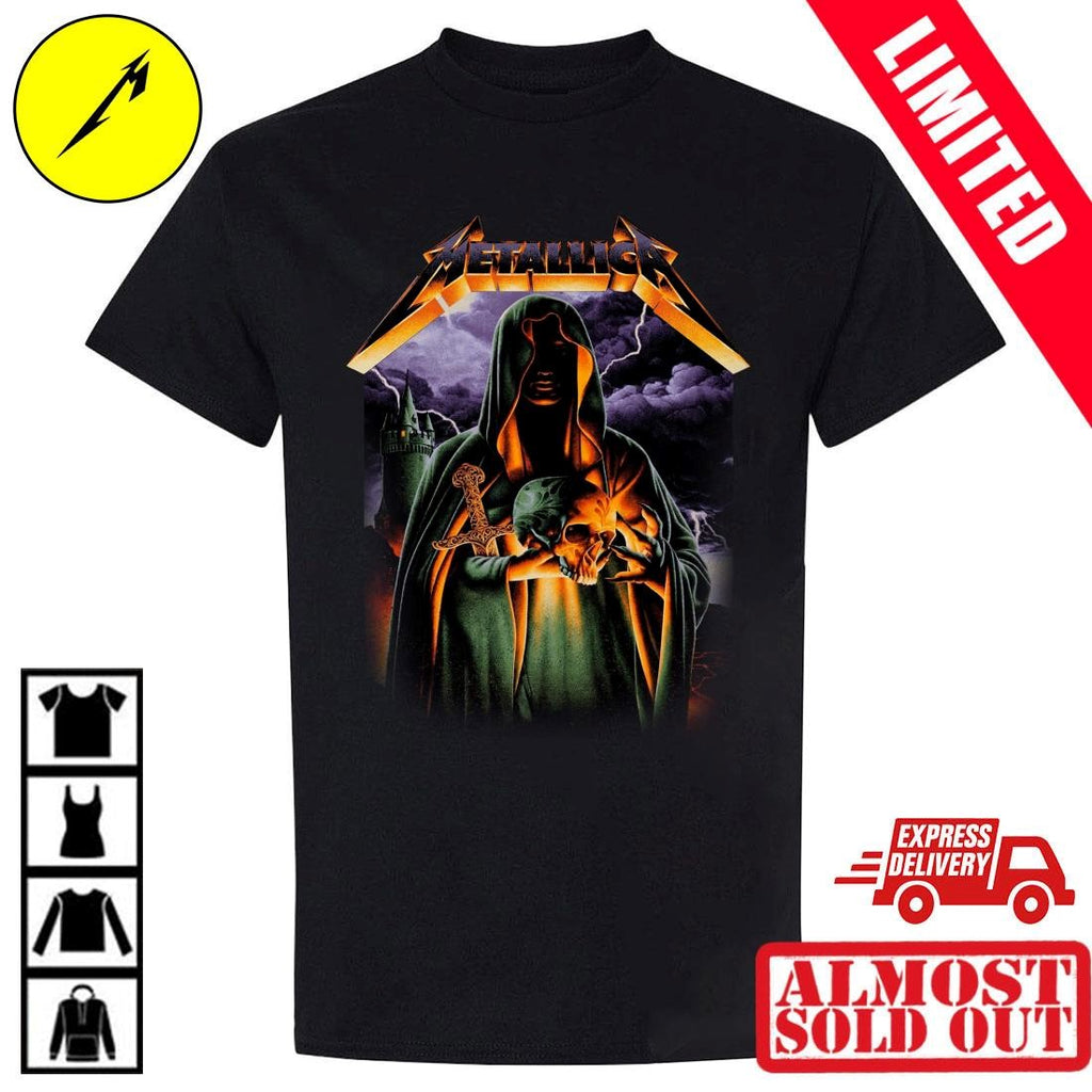 Metallica Dark Reaper Sorcerer Graphic Tee Frankfurt Germany Deutsche Bank Park Concert 22 Mai 2026 Shirt