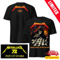 Metallica Frankfurt Germany 2026 Reaper Chess Graphic Heavy Metal 2 Sides Shirt