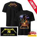 Metallica Frankfurt Germany Concert Poster Shirt 22. Mai 2026 Deutsche Bank Park Dark Cloak Sorcerer Wizard with Human Skull Fantasy Art T-Shirt