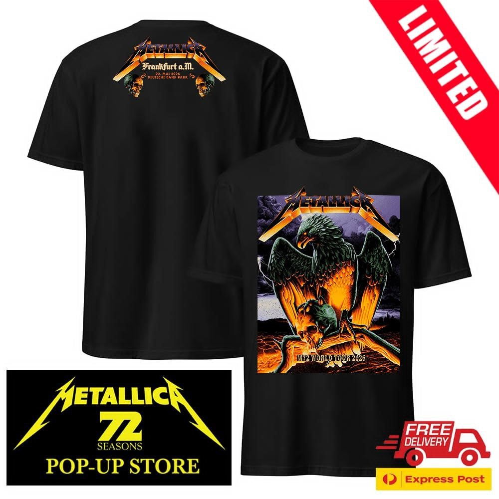 Metallica Frankfurt am Main 24 Mai 2026 Deutsche Bank Park Max Loeffler Shirt