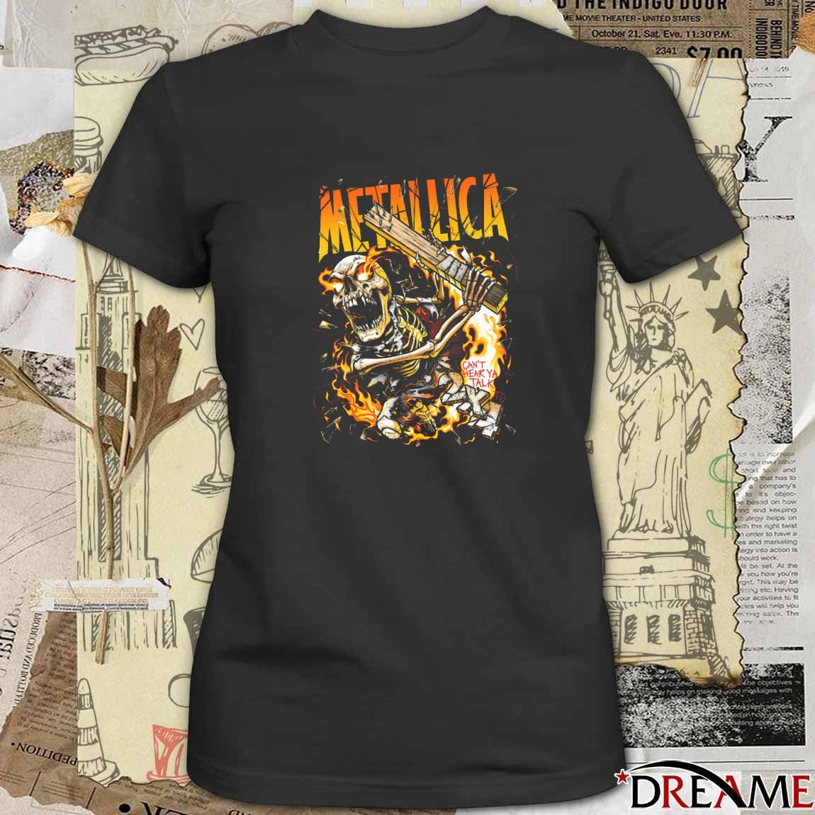 Metallica I Can’t Hear Ya Talk To 2×4 2025 Skeleton t-shirt