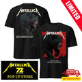 Metallica Janta Island Bear Artwork Shirt M72 Tour Berlin 2026 Two Sides Pop-Up Shop