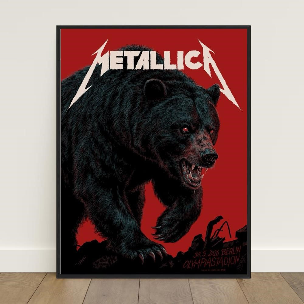 Metallica M72 Berlin Germany May 30 2026 Rock Band Poster Home Decor