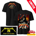 Metallica M72 Frankfurt Pop-Up Shop Germany May 22-24 2026 limited-edition poster Art By Vance Kelly 2 Sides Shirt