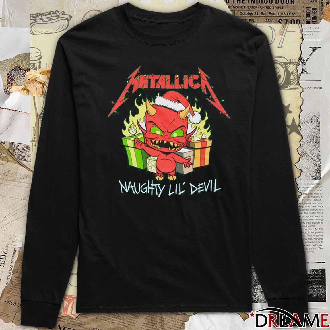 Metallica Naughty Lil’ Devil Holiday 2025 Christmas t-shirt