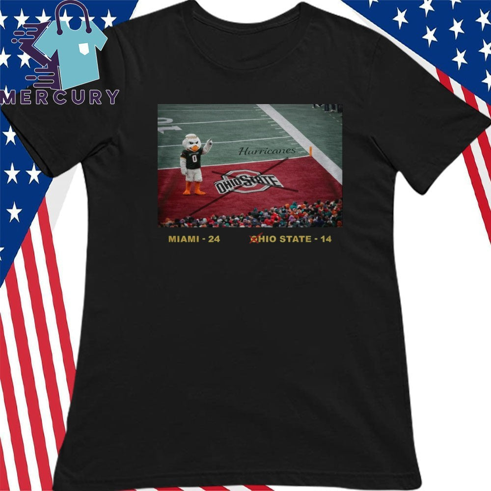 Miami Defeats Ohio State 24-14 To Win The Cotton Bowl Shirt