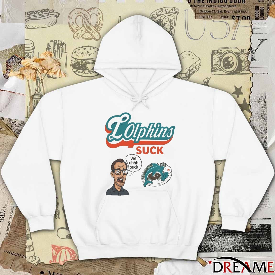 Miami Dolphins Lolphins We Uhhh Suck t-shirt