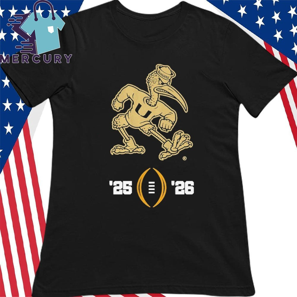 Miami Football 2025-26 College Football Playoff Shirt