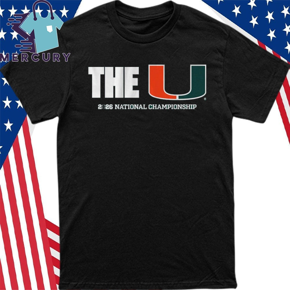Miami Football The U CFP National Championship Shirt