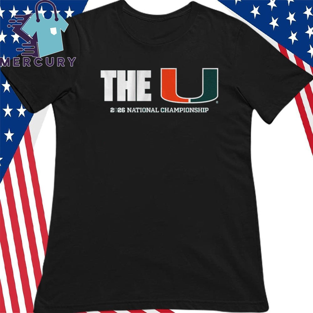 Miami Football The U CFP National Championship Shirt